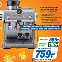 Expert DeLonghi Siebträgermaschine OPERA EC9555.M Angebot