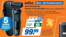 Expert BRAUN Herrenrasierer Series 6 61-N1000s Angebot