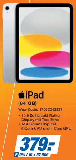 Expert Apple iPad (64 GB) Angebot