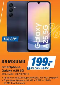 Expert SAMSUNG Smartphone Galaxy A25 5G Angebot