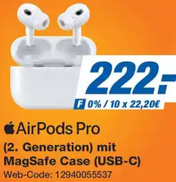 Expert Apple AirPods Pro (2. Generation) mit MagSafe Case (USB-C) Angebot