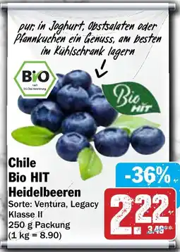 AEZ Chile Bio HIT Heidelbeeren Angebot