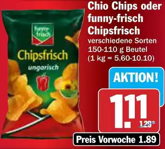 AEZ Chio Chips oder funny-frisch Chipsfrisch Angebot