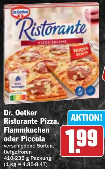 AEZ Dr. Oetker Ristorante Pizza, Flammkuchen oder Piccola Angebot