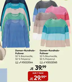 Galeria Damen-Rundhals Pullover Angebot