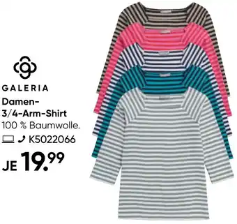 Galeria GALERIA Damen 3/4-Arm-Shirt Angebot