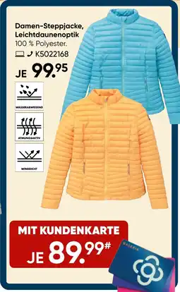 Galeria Damen-Steppjacke, Leichtdaunenoptik Angebot