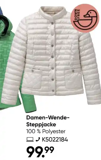 Galeria Damen-Wende Steppjacke Angebot