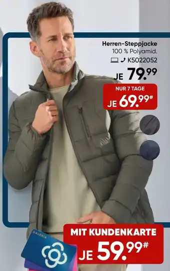 Galeria GLOBE TROTTER Herren-Steppjacke Angebot