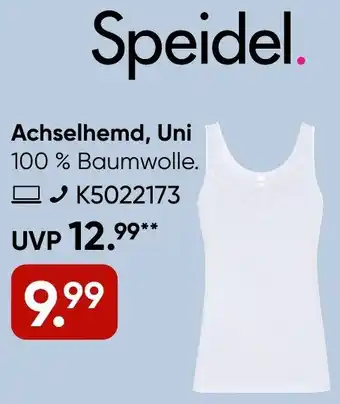 Galeria Speidel Achselhemd, Uni Angebot