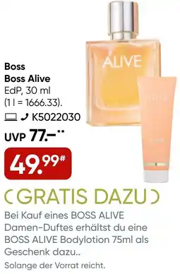 Galeria Boss Boss Alive EdP Angebot