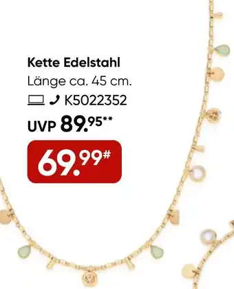 Galeria LEONARDO Kette Edelstahl Angebot