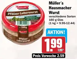 AEZ Müller's Hausmacher Wurst Angebot