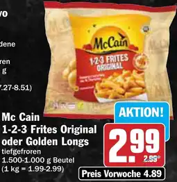 AEZ McCain 1-2-3 Frites Original oder Golden Longs Angebot