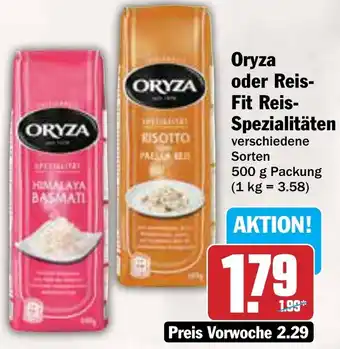 AEZ Oryza oder Reis Fit Reis Spezialitäten Angebot