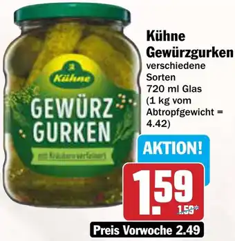 AEZ Kühne Gewürzgurken Angebot