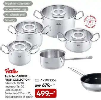 Galeria Fissler Topf-Set ORIGINAL PROFI COLLECTION Angebot