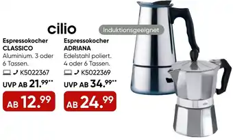 Galeria Cilio Espressokocher CLASSICO Angebot