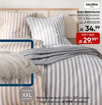 Galeria GALERIA home Satin-Bettwäsche Angebot