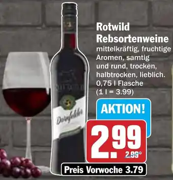 AEZ Rotwild Rebsortenweine Angebot