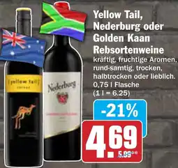 AEZ Yellow Tail, Nederburg oder Golden Kaan Rebsortenweine Angebot