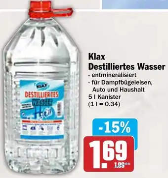 AEZ Klax Destilliertes Wasser Angebot