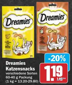 AEZ Dreamies Katzensnacks Angebot