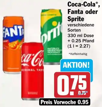 AEZ Coca-Cola, Fanta oder Sprite Angebot