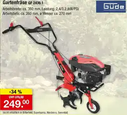 Zimmermann Güde Gartenfräse GF 2436.1 Angebot