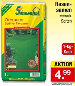 Zimmermann Sonnenhof Rasensamen Angebot