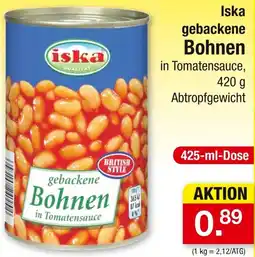 Zimmermann Iska gebackene Bohnen Angebot