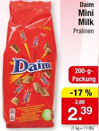 Zimmermann Daim Mini Milk Angebot