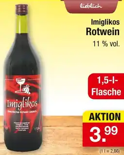 Zimmermann Imiglikos Rotwein Angebot