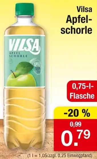 Zimmermann Vilsa Apfelschorle Angebot