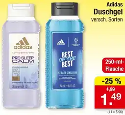 Zimmermann Adidas Duschgel Angebot