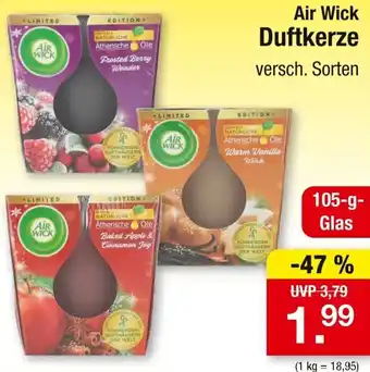 Zimmermann Air Wick Duftkerze Angebot