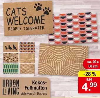 Zimmermann URBAN LIVING Kokos Fußmatten Angebot
