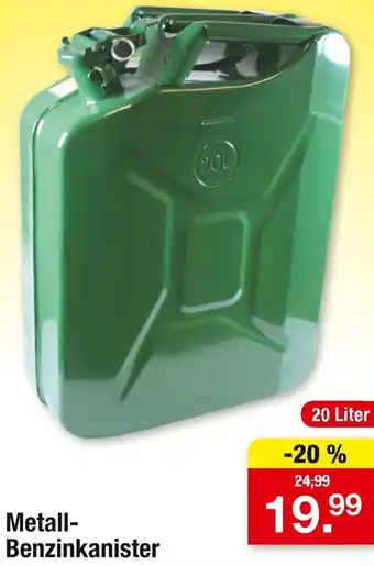 Zimmermann Metall Benzinkanister Angebot