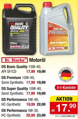 Zimmermann Dr. Starke Motoröl Angebot