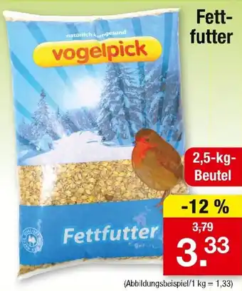 Zimmermann Vogelpick Fettfutter Angebot