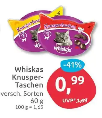 Budni Whiskas knusper-taschen Angebot