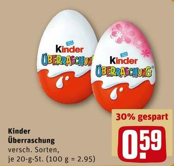 REWE Ferrero kinder überraschung Angebot