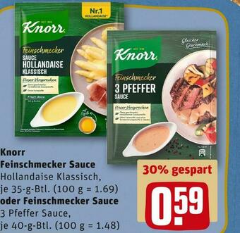 REWE Knorr feinschmecker sauce Angebot