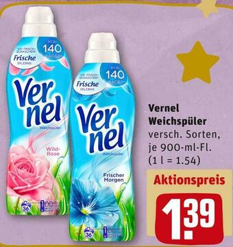 REWE Vernel weichspüler Angebot