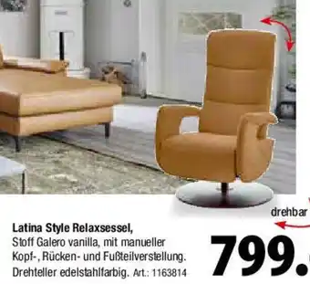 Zurbrüggen Latina Style Relaxsessel Angebot