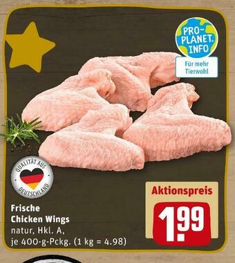 REWE Frische chicken wings Angebot
