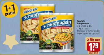 REWE Henglein schupfnudeln Angebot