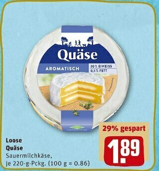 REWE Loose quäse Angebot