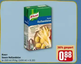 REWE Knorr sauce hollandaise Angebot