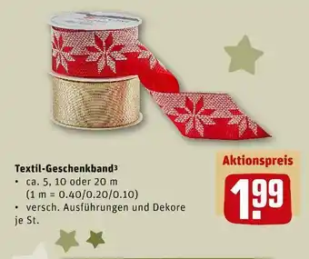 REWE Textil-geschenkband Angebot